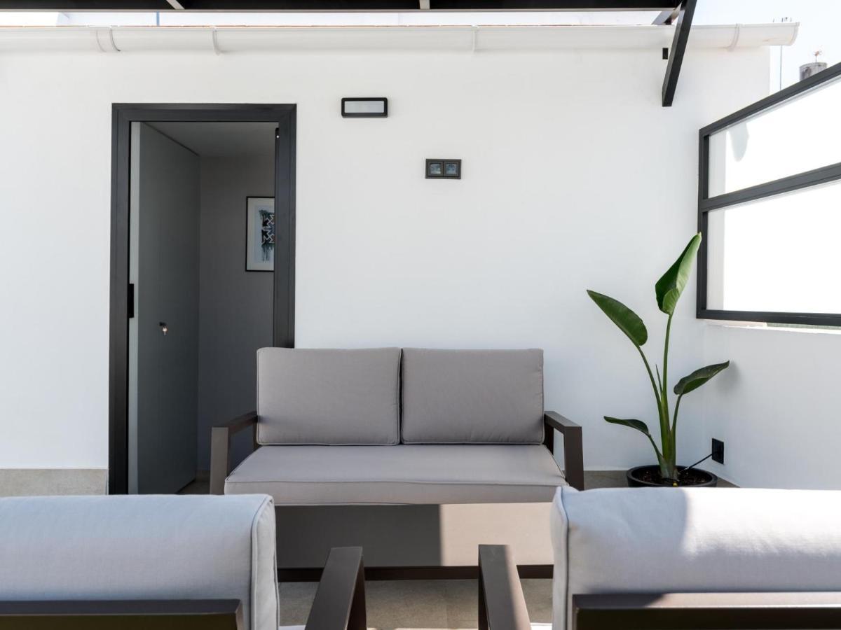 Pj Terraza Privada Banera Exterior Junto Catedral Apartment Sevilla Bagian luar foto