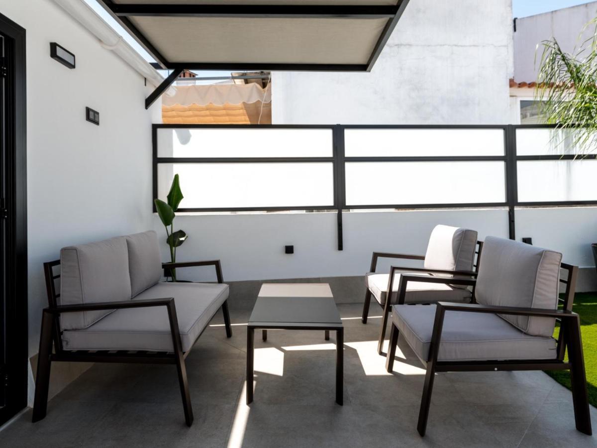 Pj Terraza Privada Banera Exterior Junto Catedral Apartment Sevilla Bagian luar foto